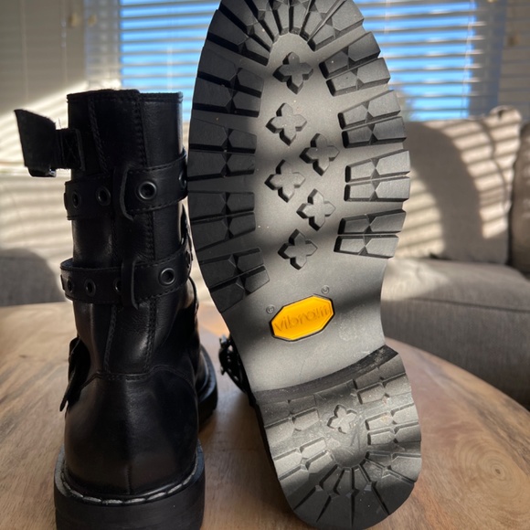 New Marc Jacobs men’s black combat boot size 8 - Picture 6 of 10